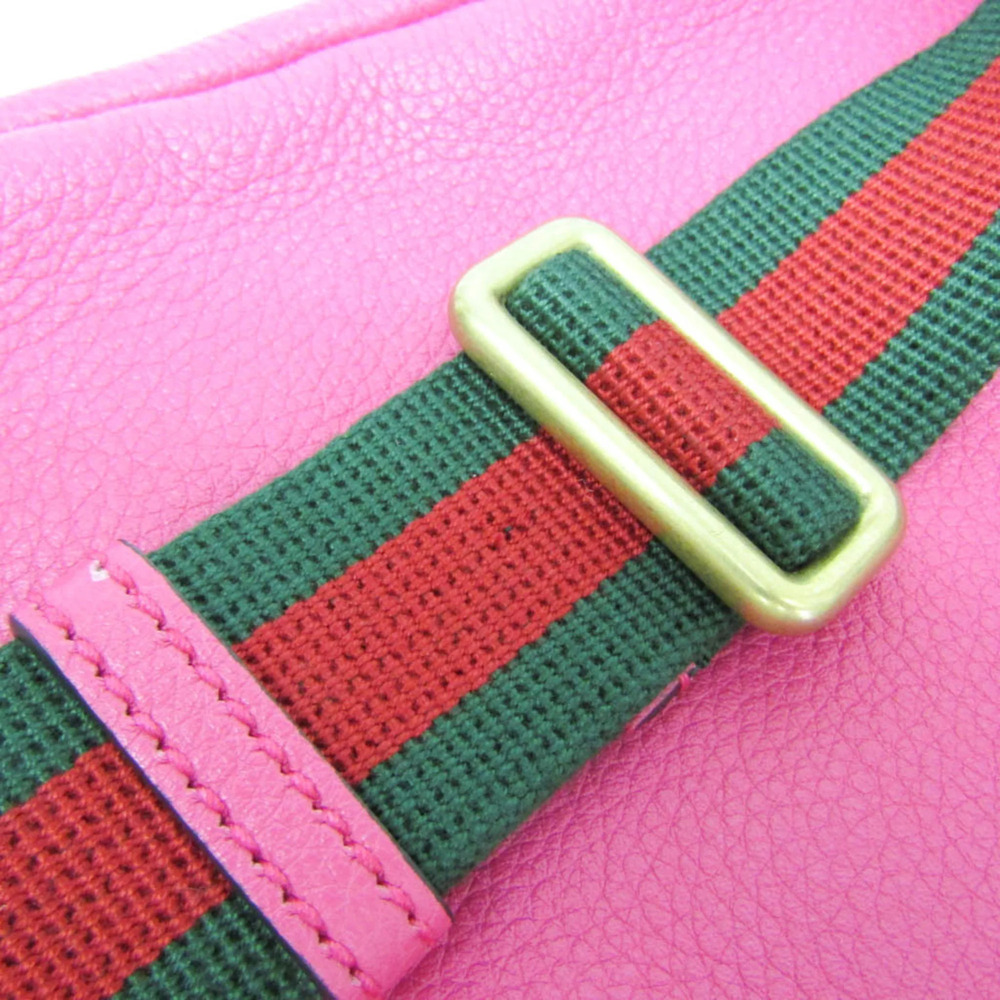 GUCCI Pink Leather Fanny Pack - Picture 12 of 15